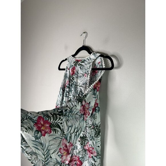 Solitaire Swim Women's Floral Beach Cover Up Dress Pullover Size Small N… - Picture 9 of 16